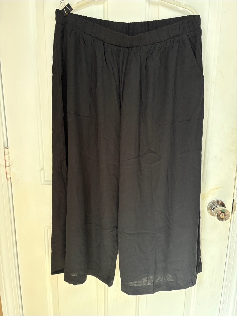 LuLaRoe Black JUSTINE Wide-Leg Pants - 2XL